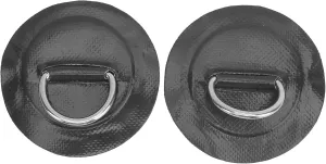 2Pcs D Ring Pads, 8cm/3.1in Dia Inflatable Boat D Ring Pad, D Ring PVC Patch Stand Up Paddleboard Canoe Rafting Fixed Buckle