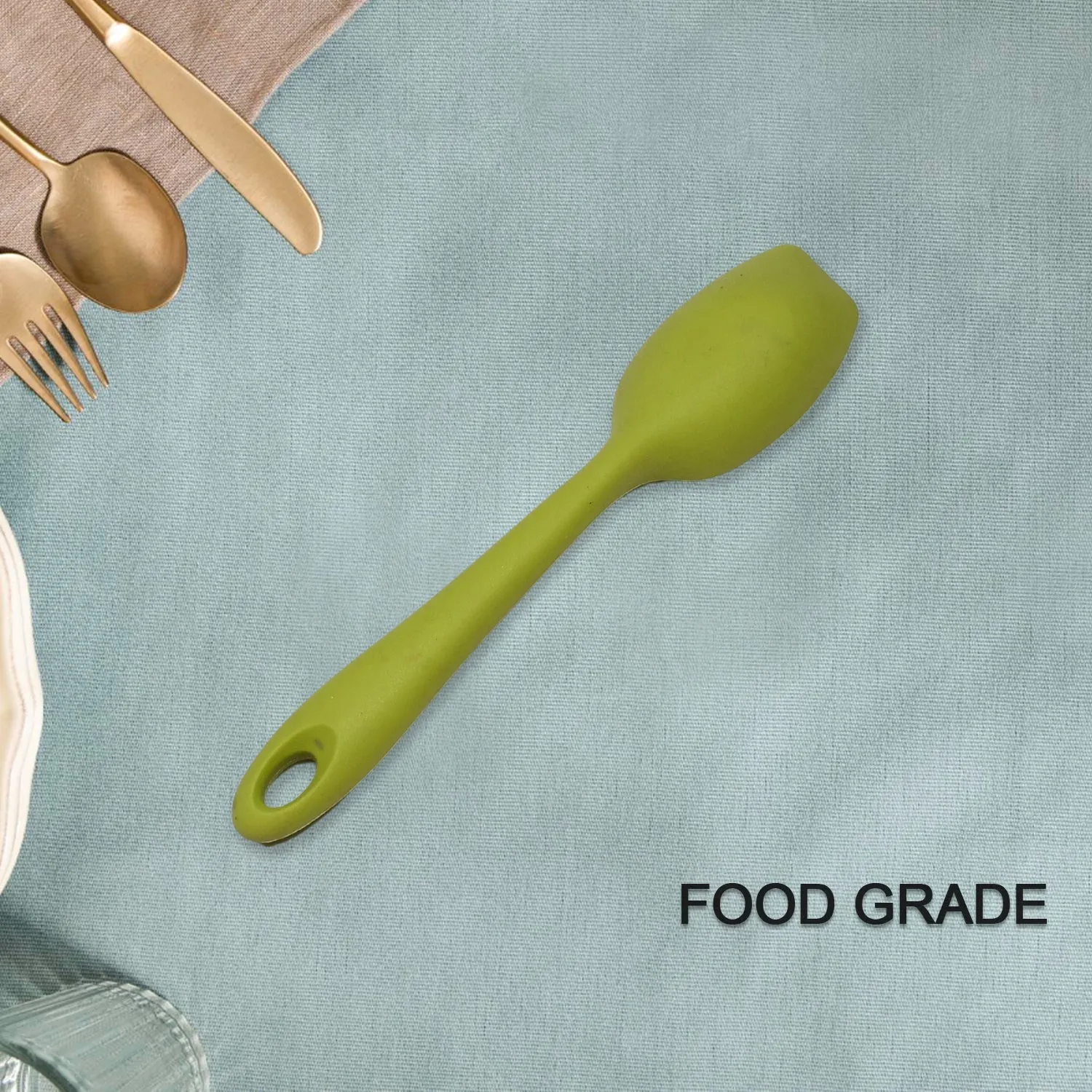 5416 Spatula BPA-Free Silicone Scrape Batters, Flip Eggs, Ice Cakes, More Dishwasher Safe & Heat Resistant Cooking, Baking.