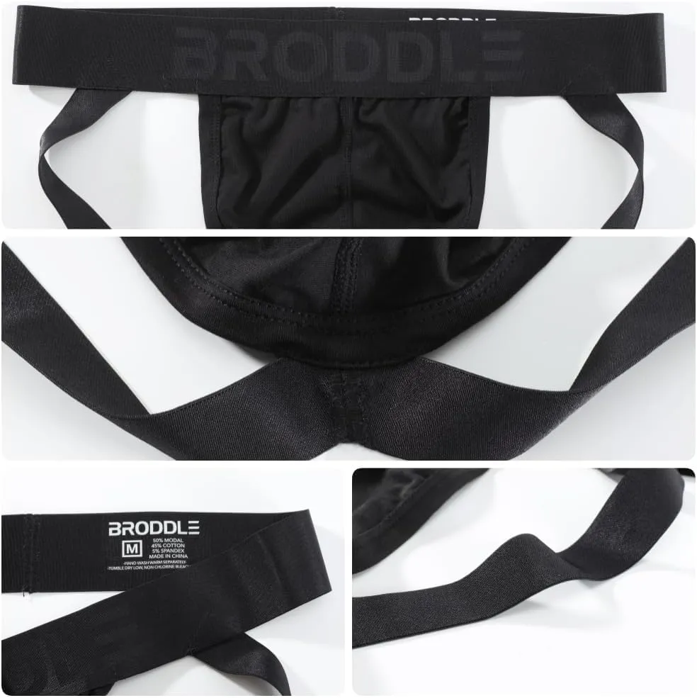 BRODDLE Men's Jockstrap Athletic Supporter Male Active Sport Jock Straps Underwear