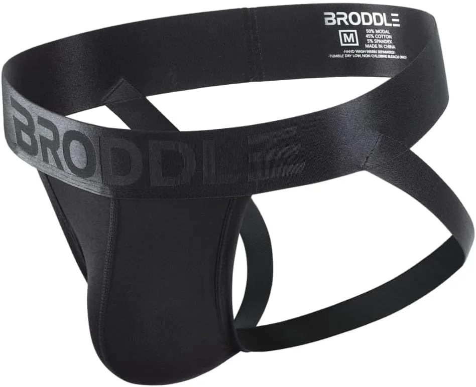 BRODDLE Men's Jockstrap Athletic Supporter Male Active Sport Jock Straps Underwear