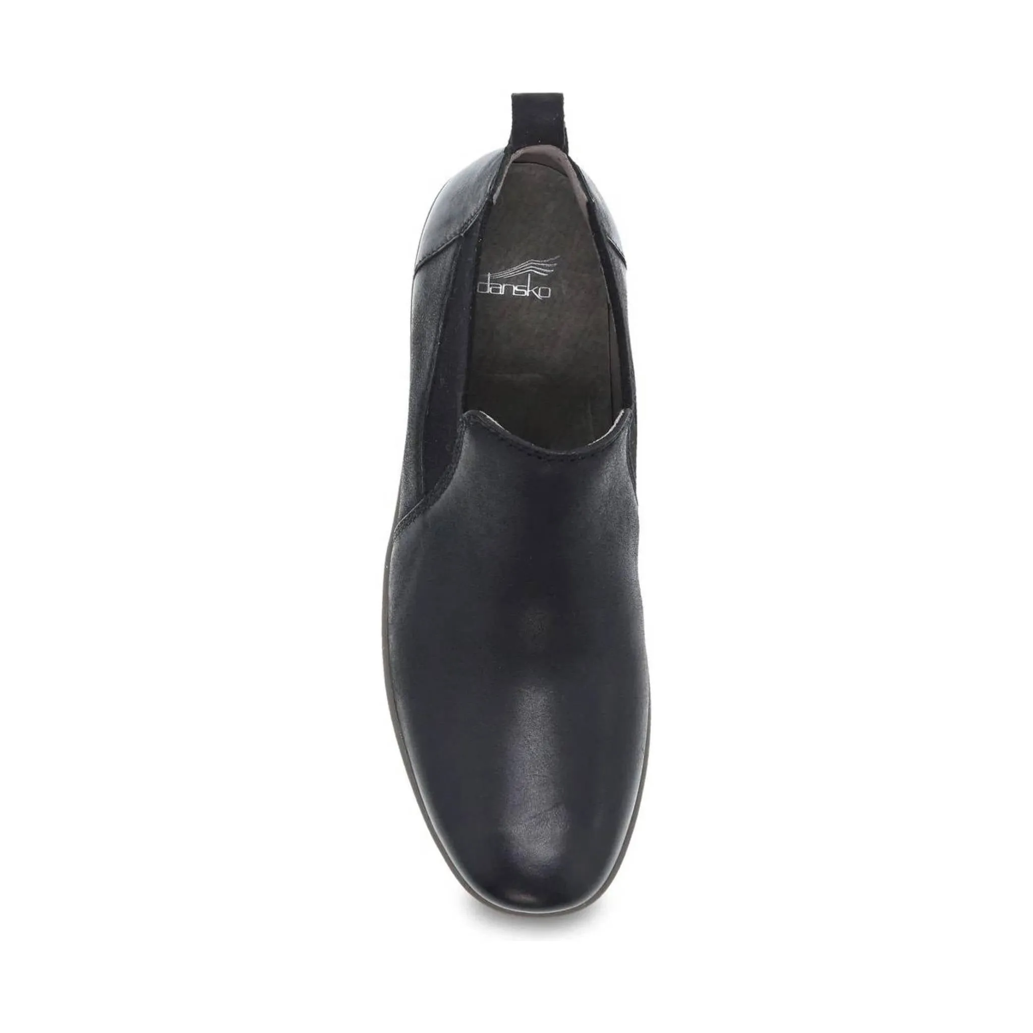Dansko Women's Louisa Bootie - Black Burnished Calf - ONLINE STORE CREDIT/EXCHANGE ONLY