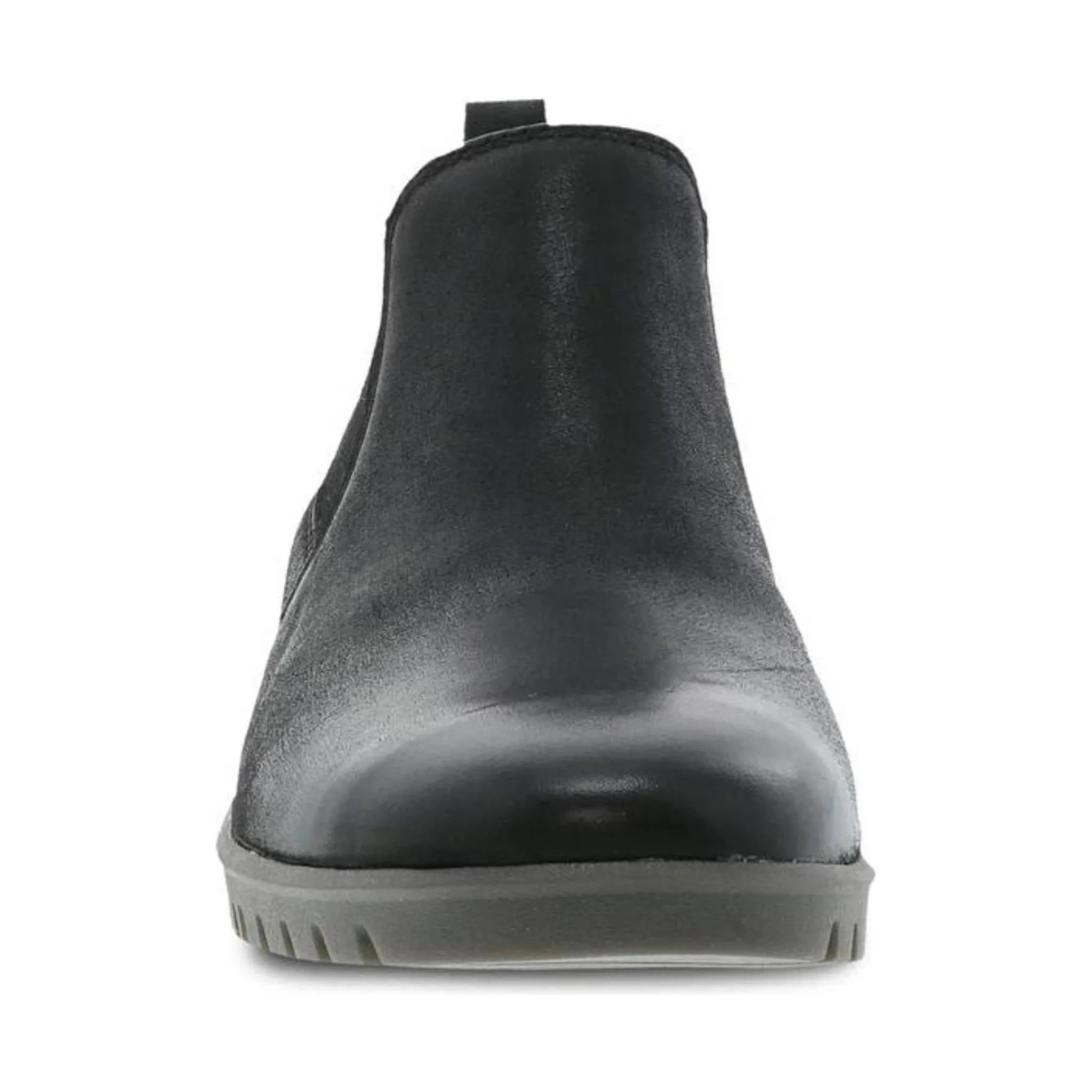 Dansko Women's Louisa Bootie - Black Burnished Calf - ONLINE STORE CREDIT/EXCHANGE ONLY