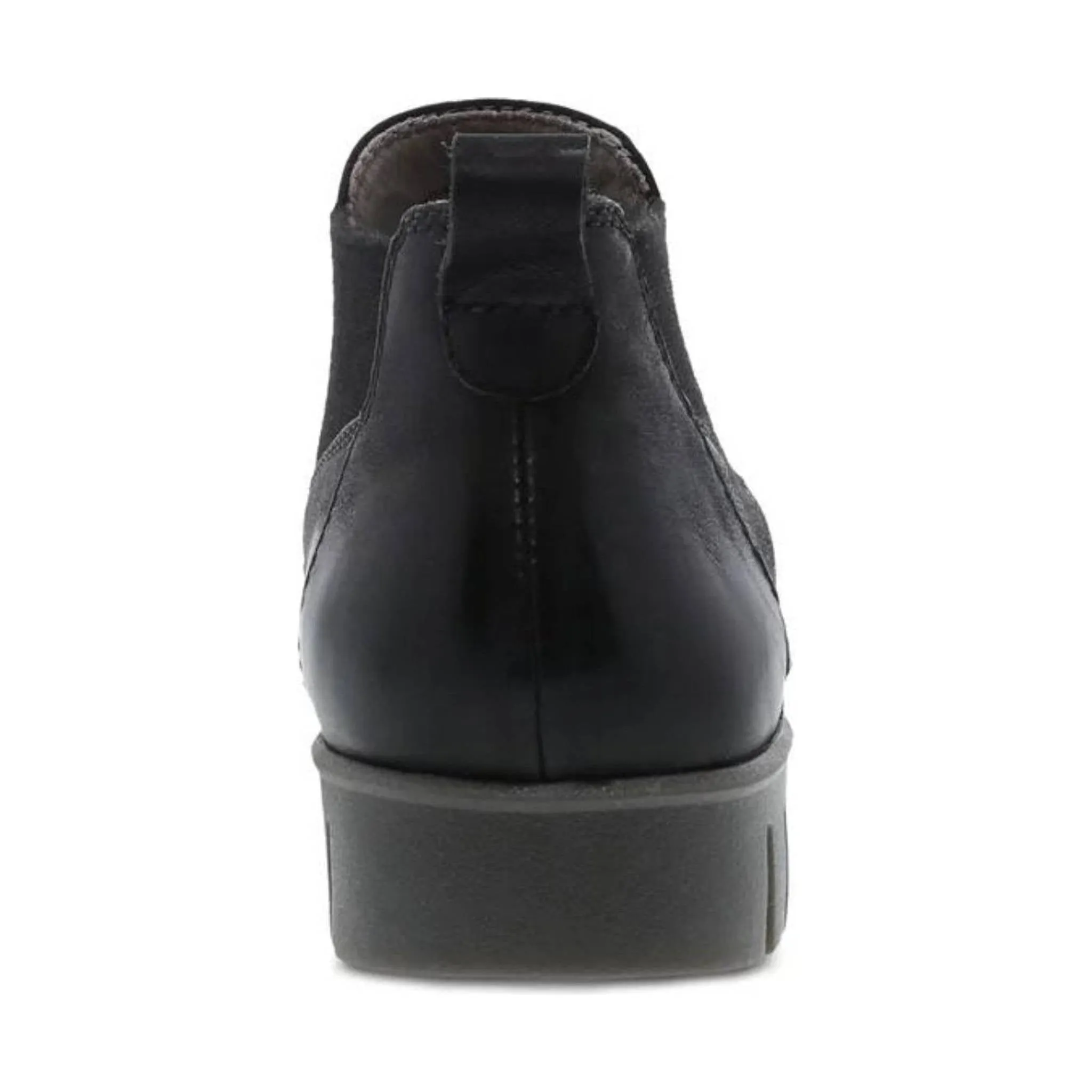 Dansko Women's Louisa Bootie - Black Burnished Calf - ONLINE STORE CREDIT/EXCHANGE ONLY