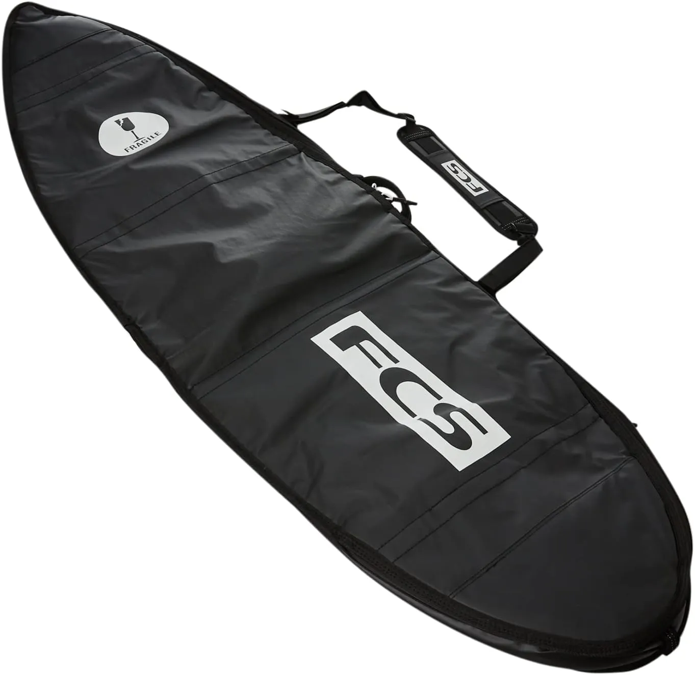 FCS Travel 1 All Purpose Surfboard Bag Black/Grey 6'0"
