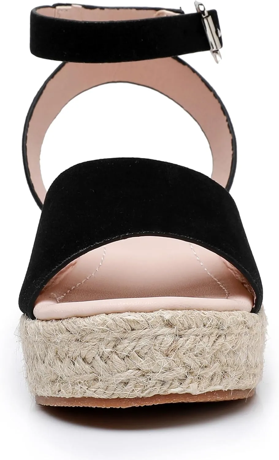 Felabo Girls' Flatform Espadrille Sandals  Open-Toe, Adjustable Ankle Strap, Casual Summer Shoes (Little Kid/Big Kid)