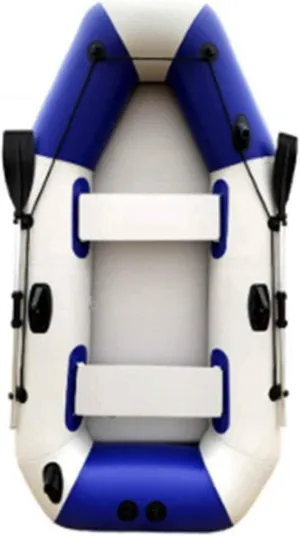 Inflatable Kayak,Thickened Brushed Bottom Plate, 3 Independent Air Chambers, Suitable for Fishing, Drifting, and Rescue Boat,2.6M