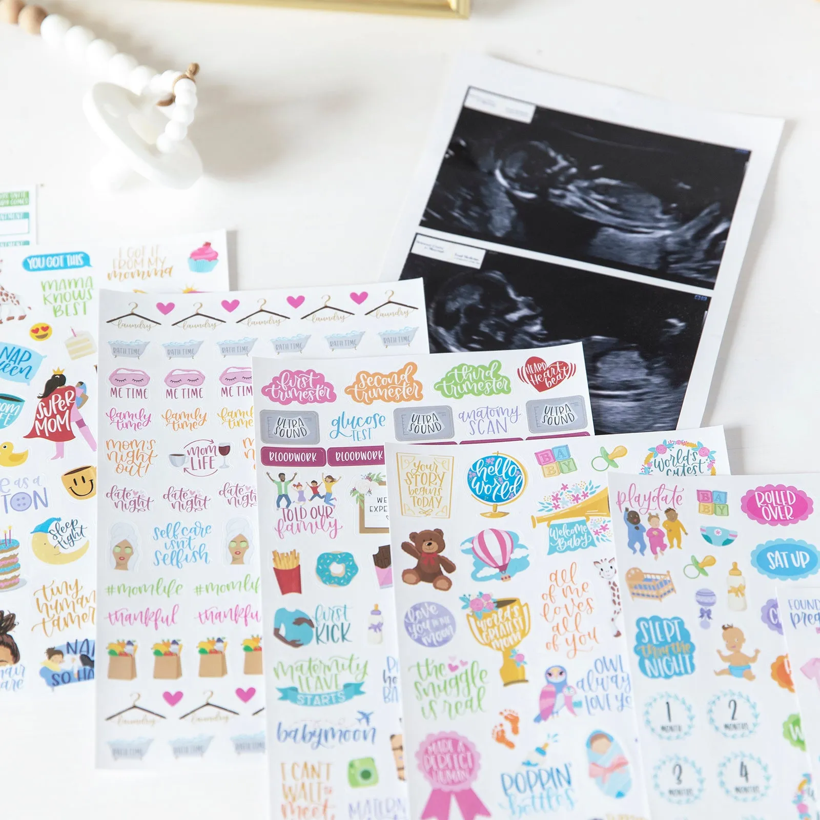Planner Sticker Pack, Pregnancy & Baby's First Year