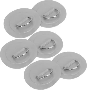Stainless Steel D Ring Circular Patch, PVC Inflatable Boat Kayak, Patch Stand Up Paddleboard Canoe Rafting, for Canoe Deck Surfboard Accessories