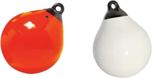 Taylor Made Products Tuff End Buoy, Orange (18")  Flexible, Strong, Marine-Grade Vinyl Buoy for 25-40 Foot Boats  Easy-to-use, Trivalve Inflates with Standard Ball Pump  2020108090